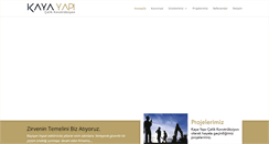 Desktop Screenshot of kayacelikkonstruksiyon.com